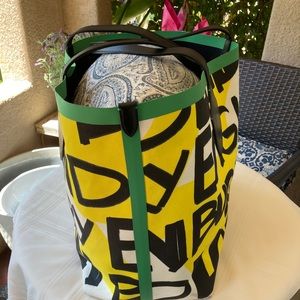 Burberry Grafiti Large Banner Tote